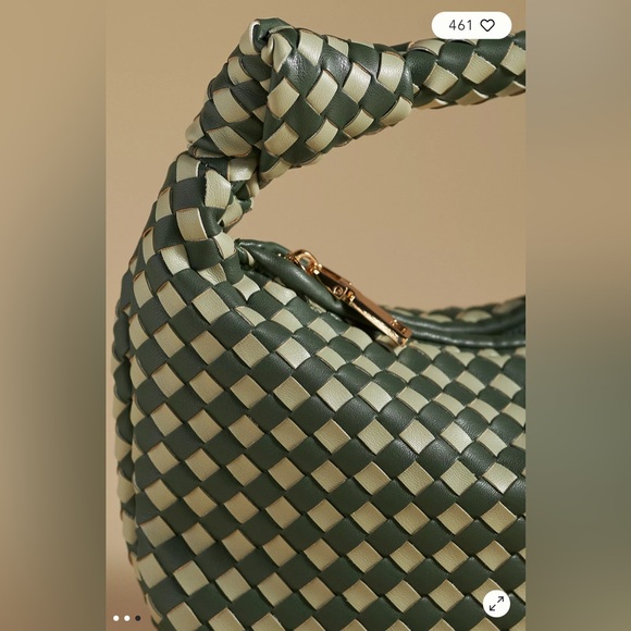 The Brigitte Satchel By Melie Bianco: Check Edition for Anthropologie, NWT - Picture 3 of 7